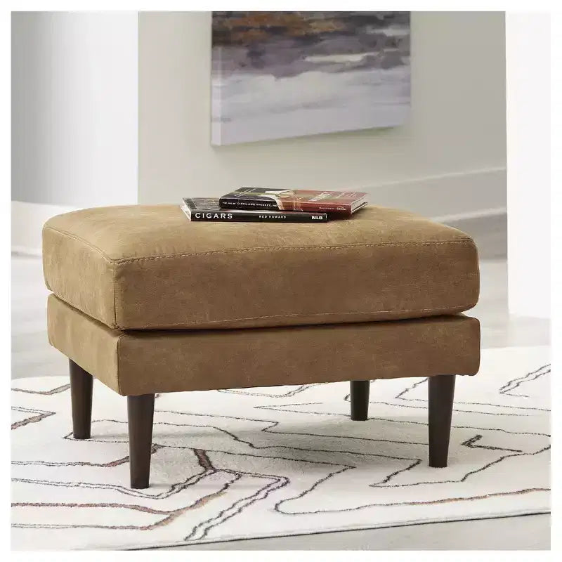 Pouf Telora Contemporaneo, Caramello