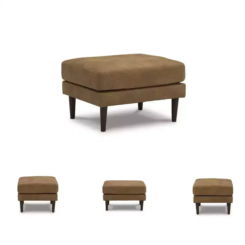 Pouf Telora Contemporaneo, Caramello