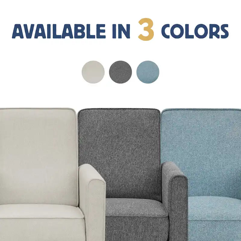 Poltrona reclinabile imbottita Haynes Traditional Fabric Welted di Furniture of America