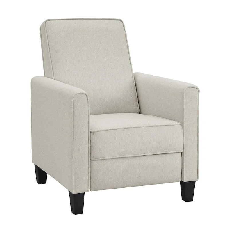 Poltrona reclinabile imbottita Haynes Traditional Fabric Welted di Furniture of America