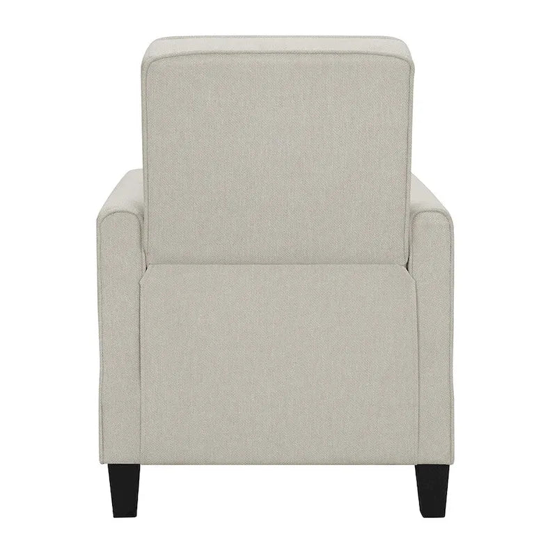 Poltrona reclinabile imbottita Haynes Traditional Fabric Welted di Furniture of America