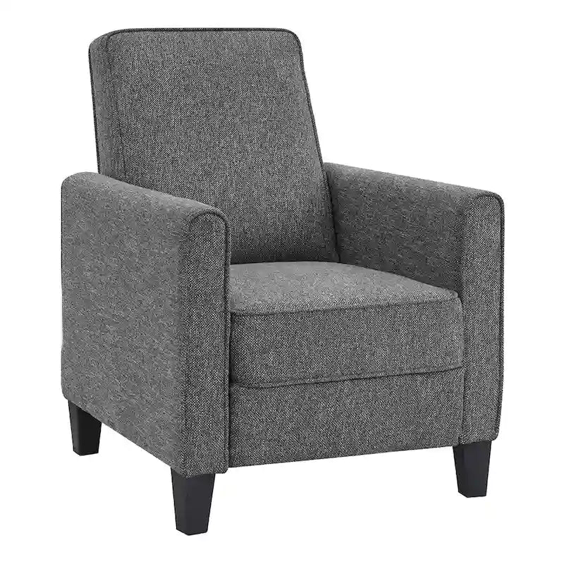 Poltrona reclinabile imbottita Haynes Traditional Fabric Welted di Furniture of America