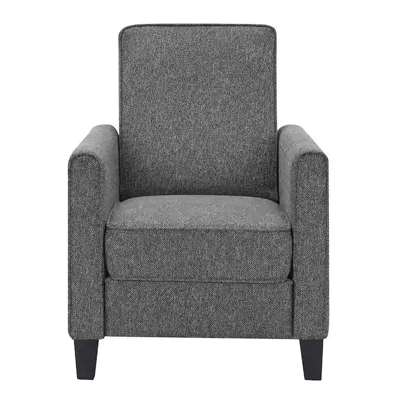 Poltrona reclinabile imbottita Haynes Traditional Fabric Welted di Furniture of America