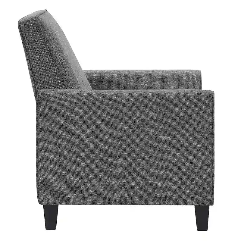 Poltrona reclinabile imbottita Haynes Traditional Fabric Welted di Furniture of America
