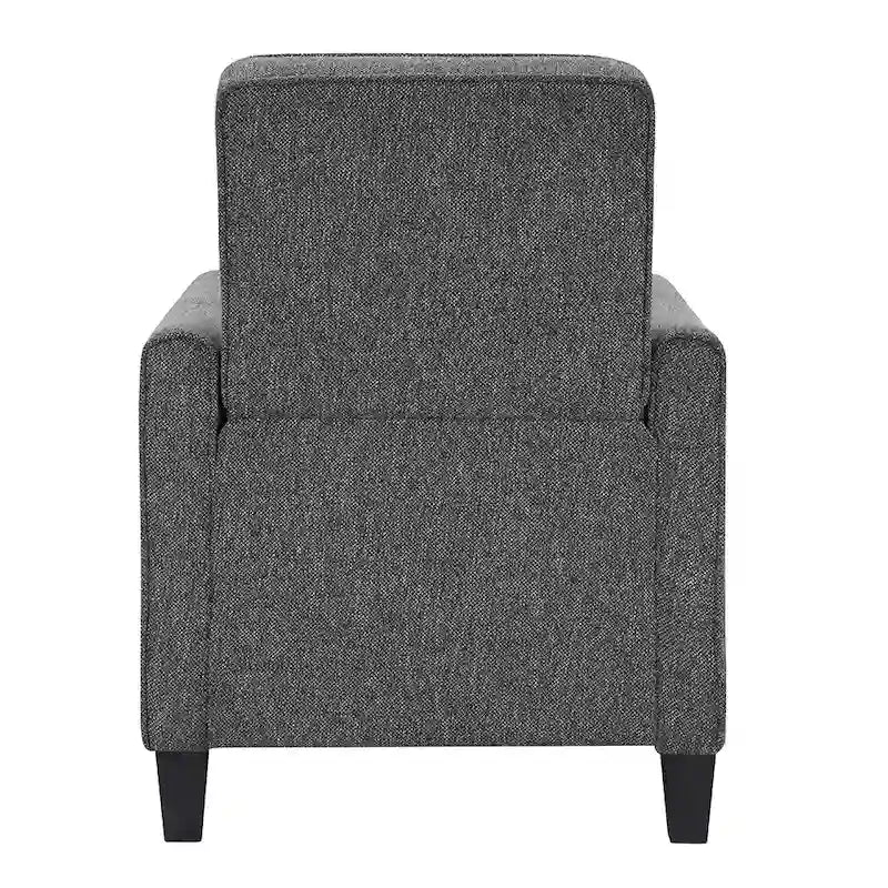 Poltrona reclinabile imbottita Haynes Traditional Fabric Welted di Furniture of America