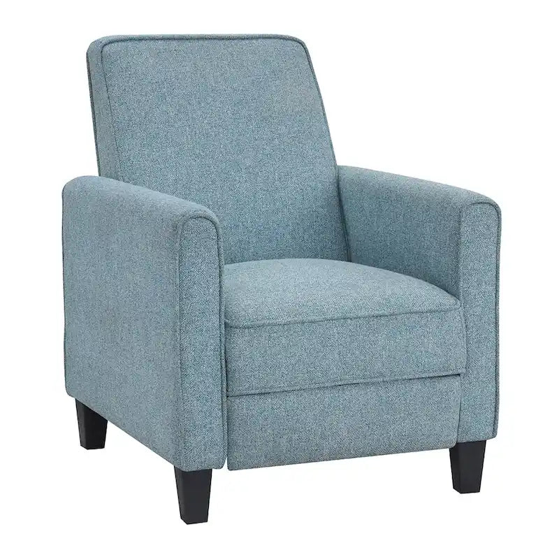 Poltrona reclinabile imbottita Haynes Traditional Fabric Welted di Furniture of America