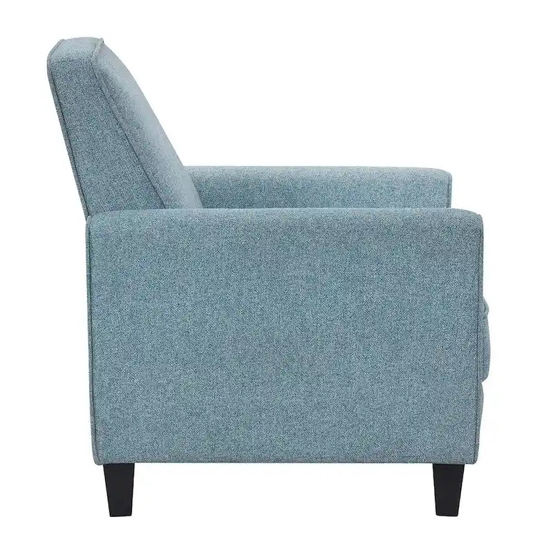 Poltrona reclinabile imbottita Haynes Traditional Fabric Welted di Furniture of America