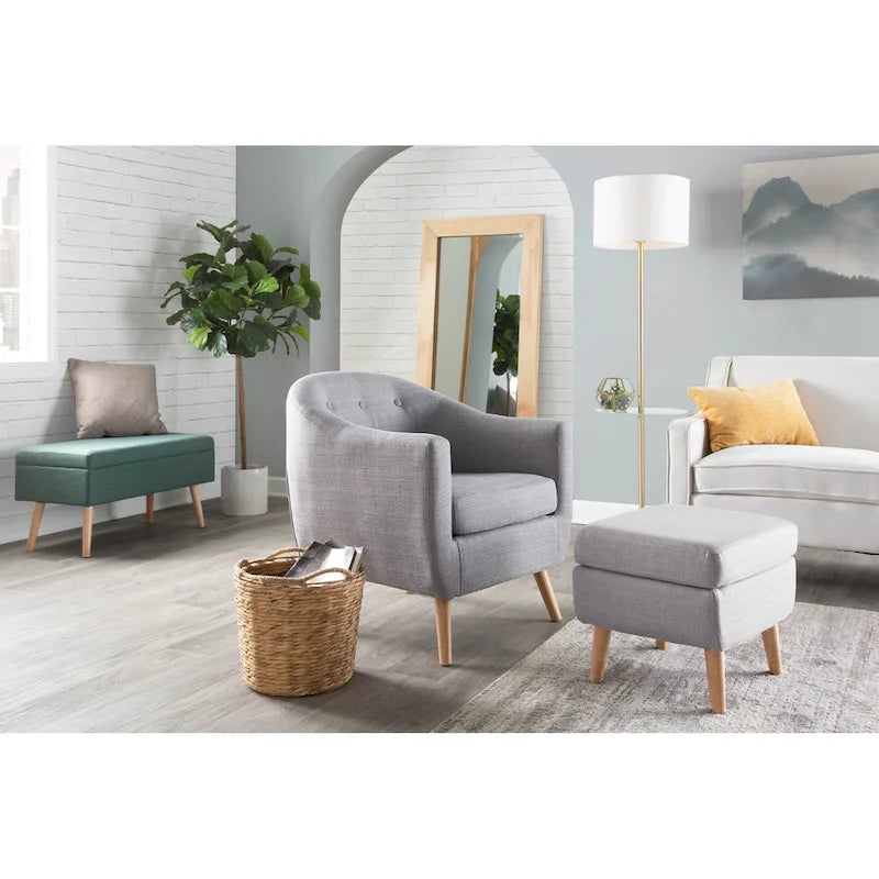 Carson Carrington Lieksa Akzentstuhl im Mid-Century-Modern-Stil