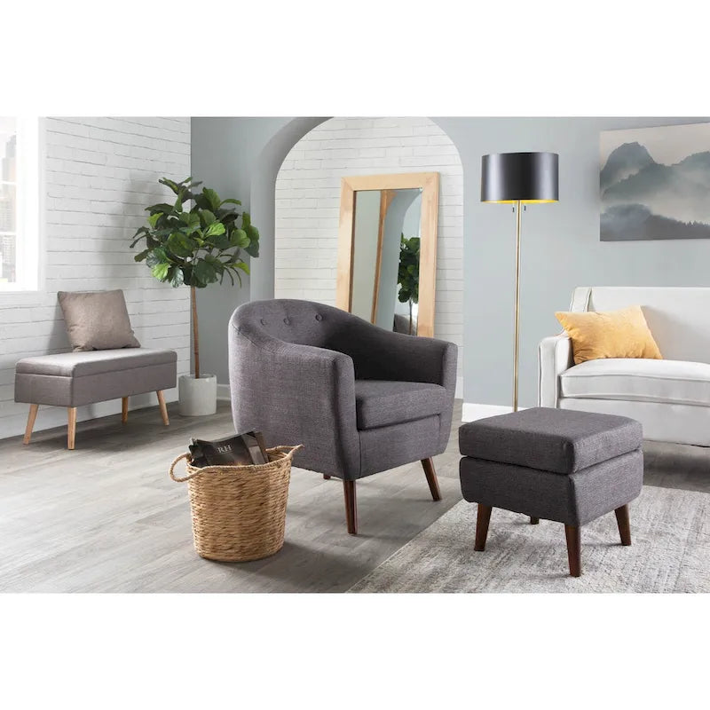 Carson Carrington Lieksa Akzentstuhl im Mid-Century-Modern-Stil