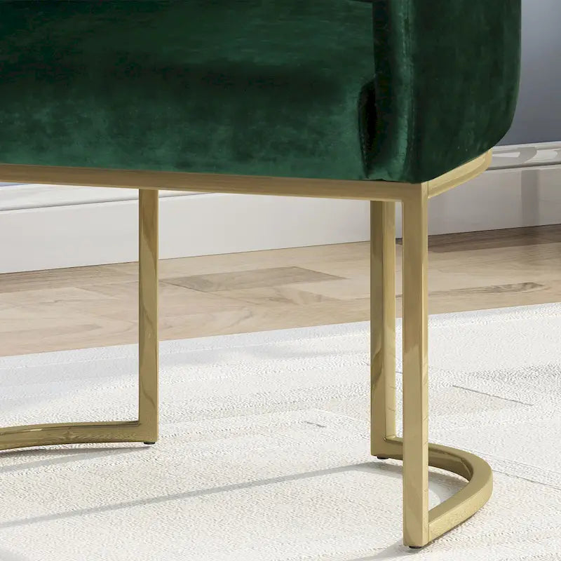 Moderner, gesteppter Glamour-Akzentstuhl McDonough von Christopher Knight Home