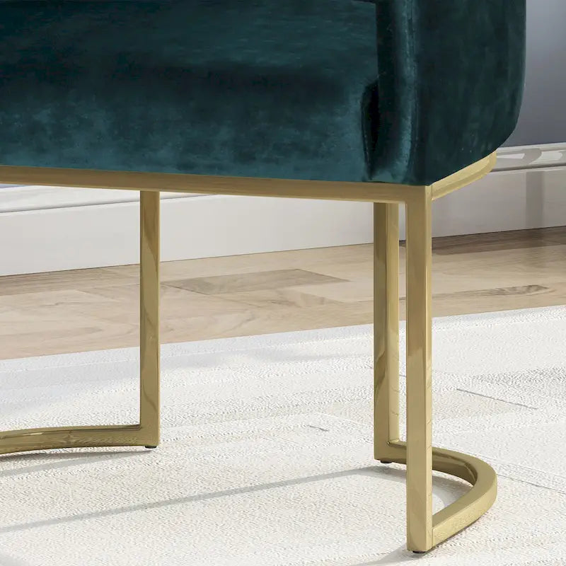 Moderner, gesteppter Glamour-Akzentstuhl McDonough von Christopher Knight Home