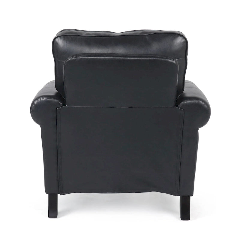 Poltrona club Dowd in similpelle con borchie di Christopher Knight Home