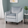Poltrona Milo in velluto contemporaneo di Christopher Knight Home - 30,75 L x 33,50 P x 33,75 A