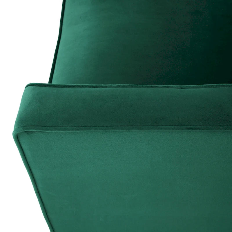 Poltrona Milo in velluto contemporaneo di Christopher Knight Home - 30,75 L x 33,50 P x 33,75 A