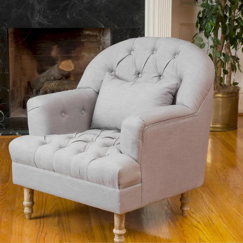 Anastasia Tufted Armchair by Christopher Knight Home