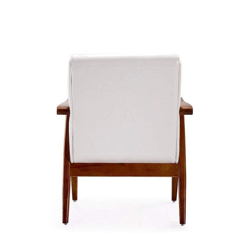 Poltrona Manhattan Comfort ArchDuke in similpelle color ambra (set da 2)