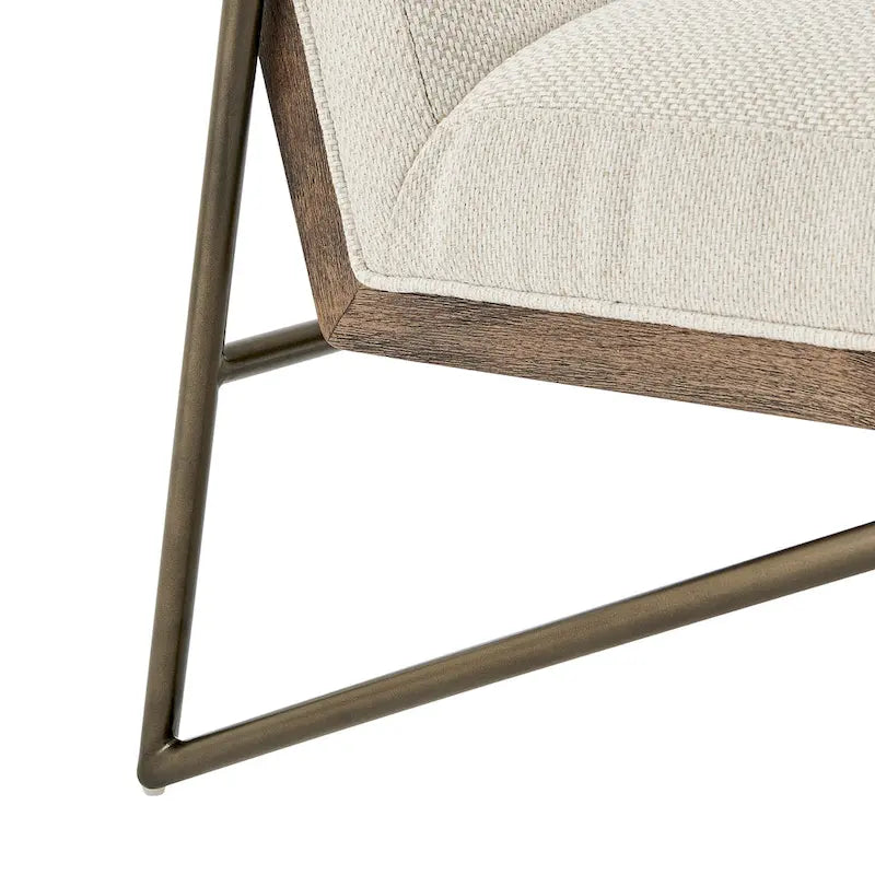 Poltrona accent Marlow in tessuto.