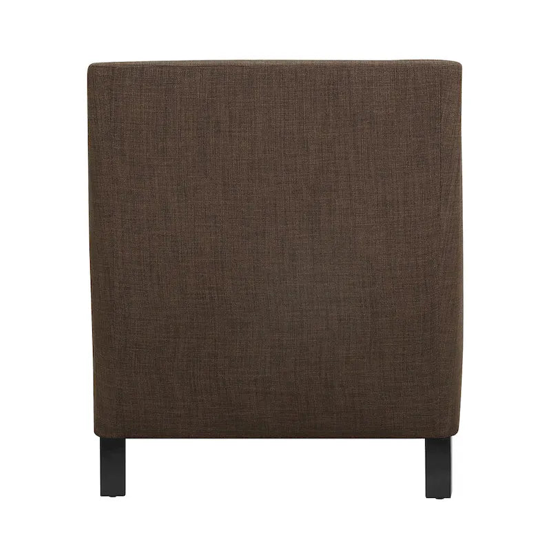 Poltrona d'accento Erica con borchie decorative cromate