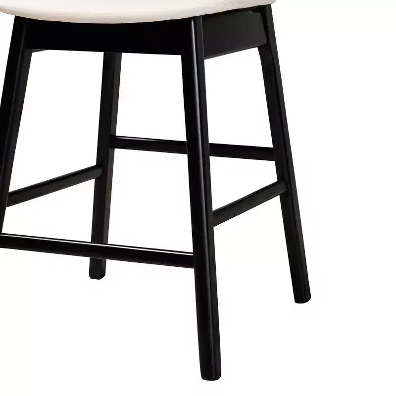 Set da pub Darrion in legno di 5 pezzi in stile moderno di metà secolo Baxton Studio