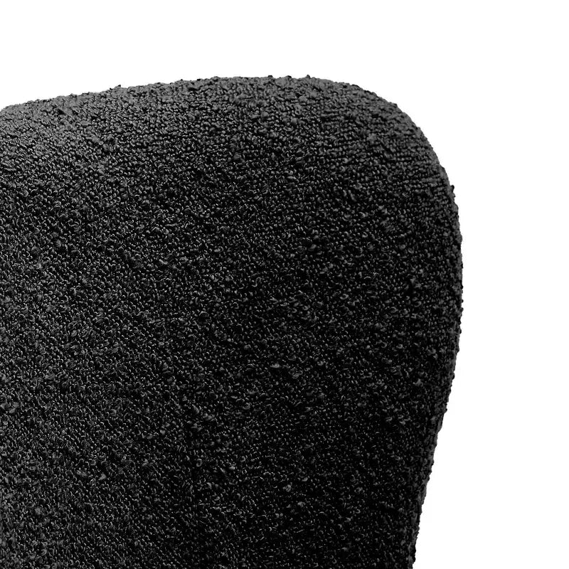 WestinTrends Poltrona a pozzetto in bouclé imbottita larga 64,8 cm con poggiapiedi pouf e sgabello set