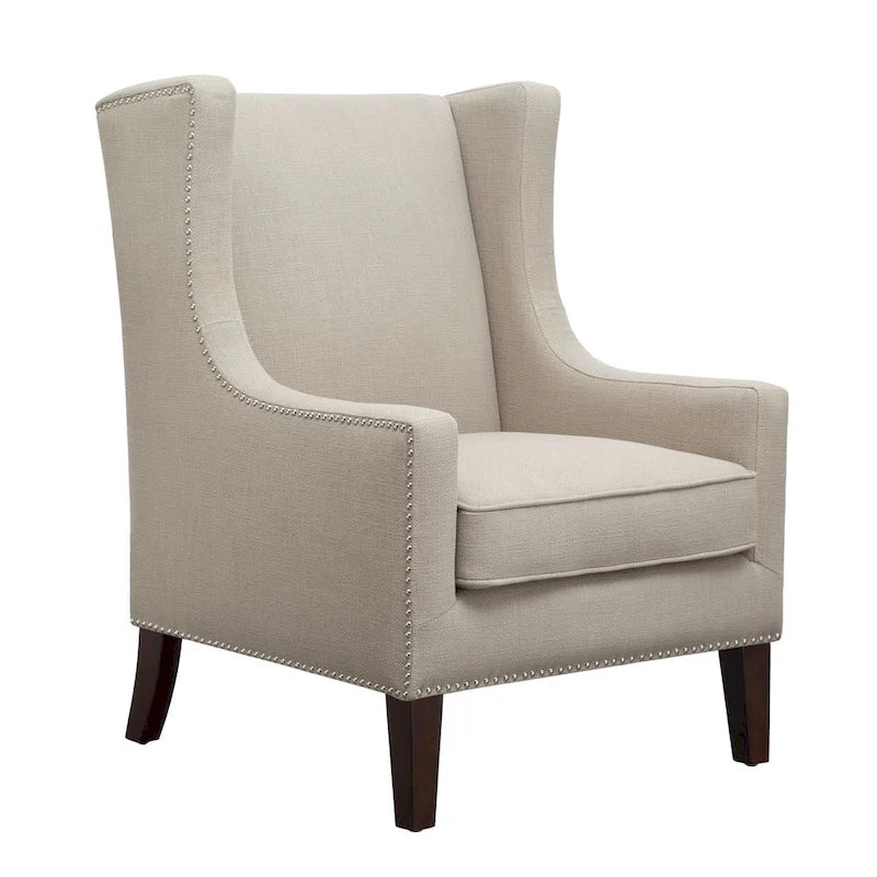 Madison Park Weston Leinen-Sessel mit Ohrenlehne