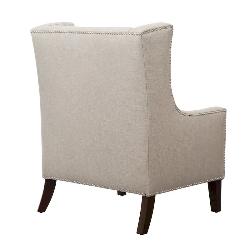 Madison Park Weston Leinen-Sessel mit Ohrenlehne
