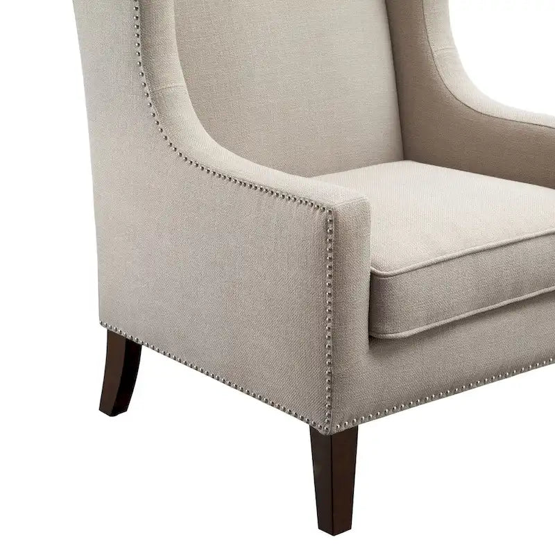 Madison Park Weston Leinen-Sessel mit Ohrenlehne