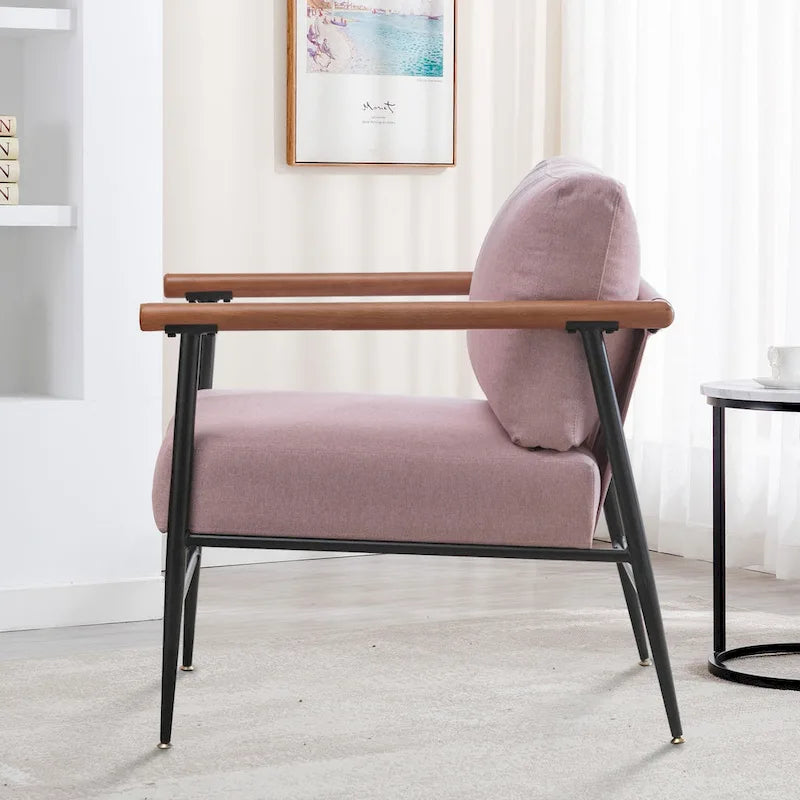 Ebello Comfy Simple Upholstered Single Armchair for Living Room