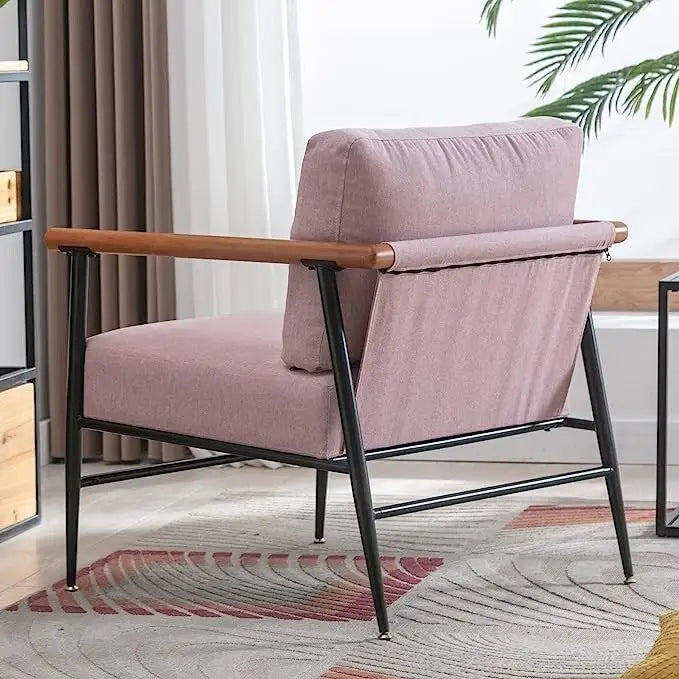 Ebello Comfy Simple Upholstered Single Armchair for Living Room