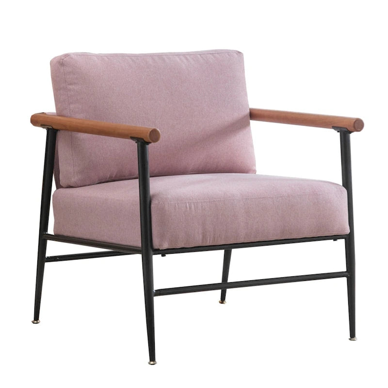 Ebello Comfy Simple Upholstered Single Armchair for Living Room