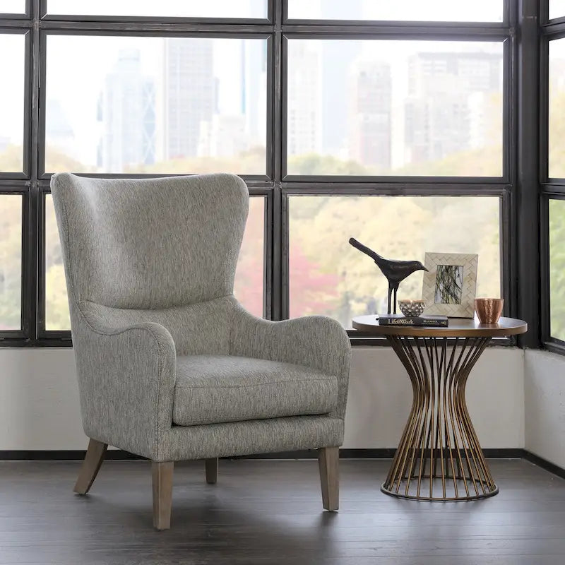 Madison Park Arianna Swoop Wing Chair