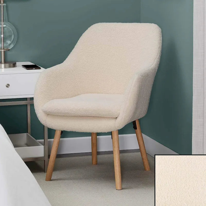 Convenience Concepts Poltrona accent Charlotte Wingback Sherpa Take a Seat