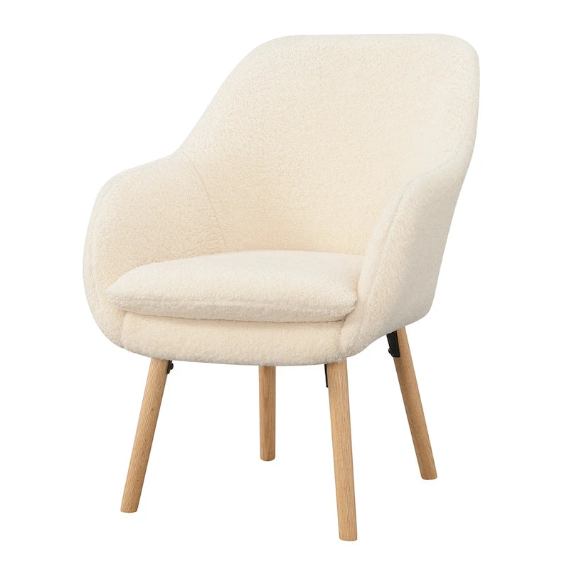 Convenience Concepts Poltrona accent Charlotte Wingback Sherpa Take a Seat