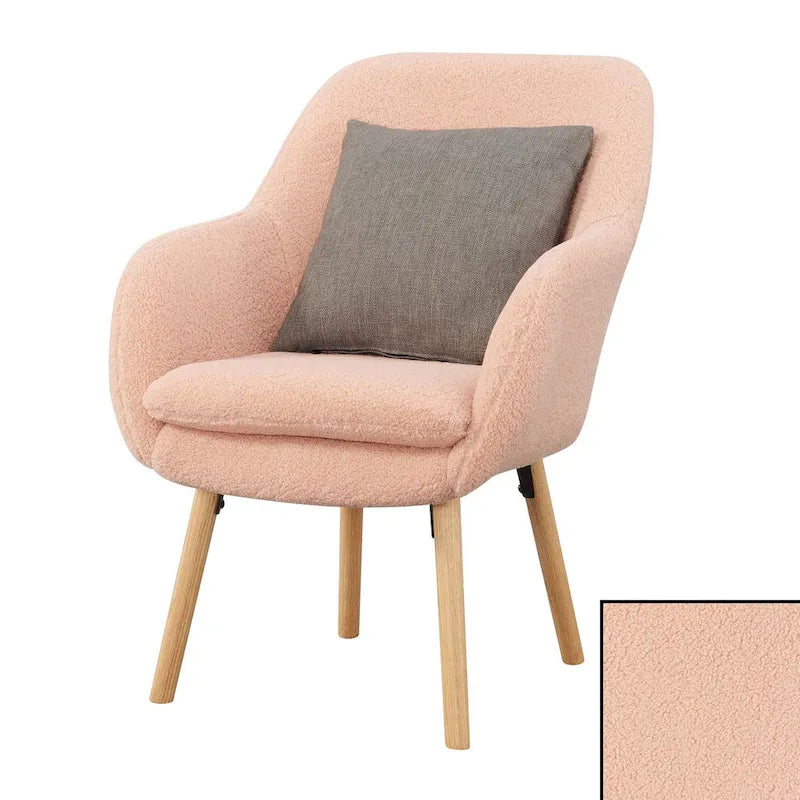 Convenience Concepts Poltrona accent Charlotte Wingback Sherpa Take a Seat