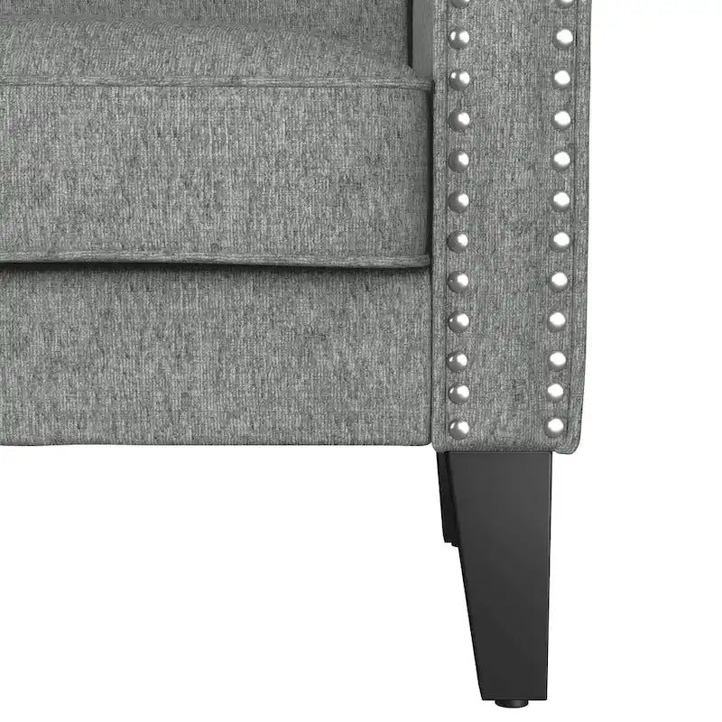 Poltrona Copper Grove Herve con braccioli arrotolati