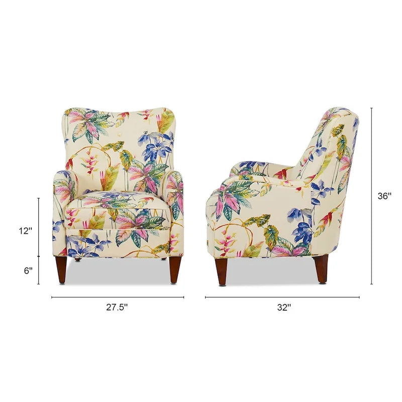 Jennifer Taylor Home Paradise Accent Arm Chair