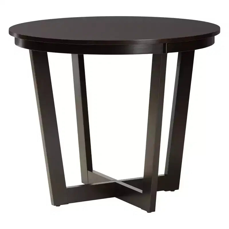 Set da pranzo Baxton Studio Aggie moderno in legno 5 pezzi