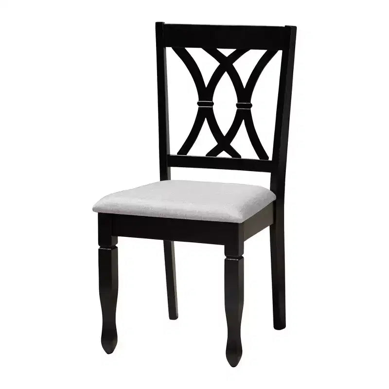 Set da pranzo Baxton Studio Aggie moderno in legno 5 pezzi