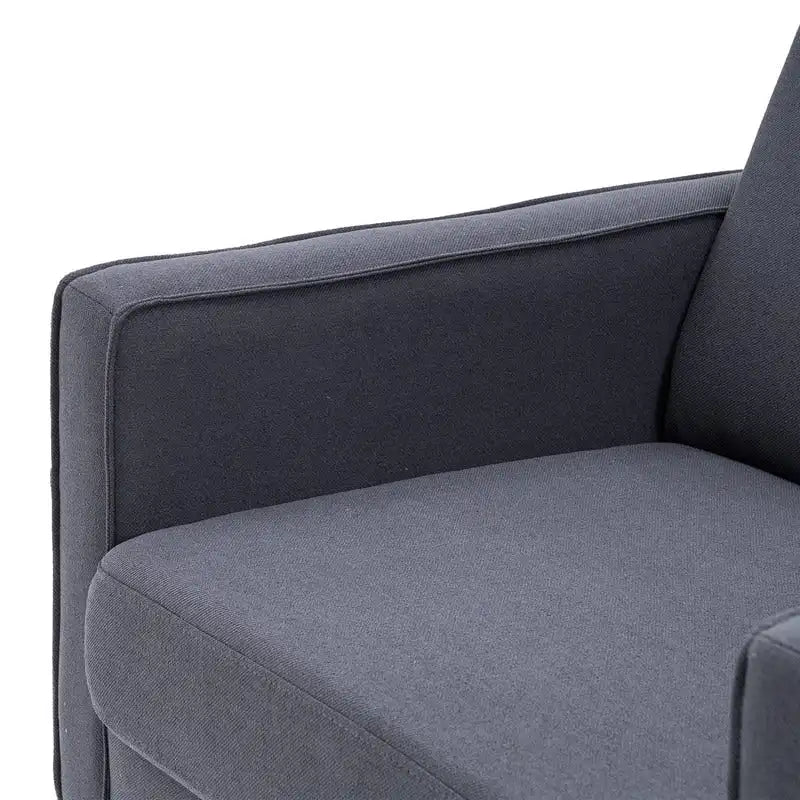 Poltrona decorativa a un posto Nuclear Bomb II con gambe in legno massello