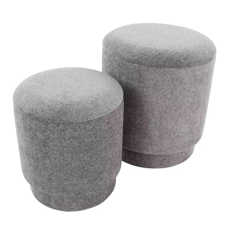 LumiSource Marla gepolstertes Hocker-Set