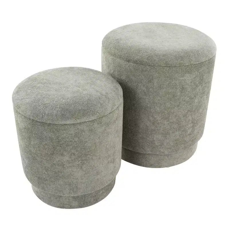 LumiSource Marla gepolstertes Hocker-Set
