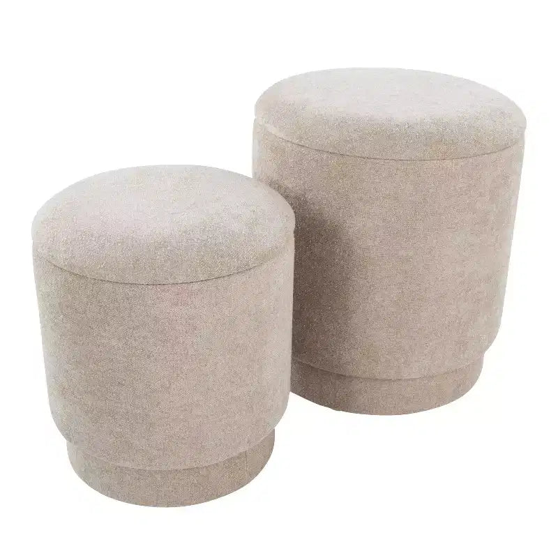 LumiSource Marla gepolstertes Hocker-Set