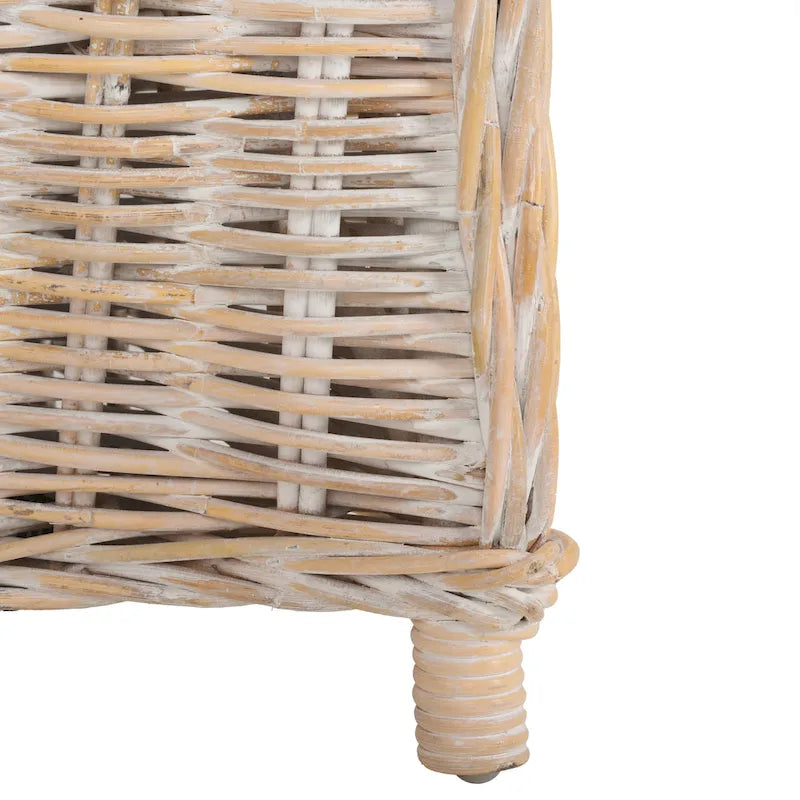 Poltrona Club in Rattan Giallo SAFAVIEH Sinja - 24 x 26 x 35 - 24Lx26Px35A