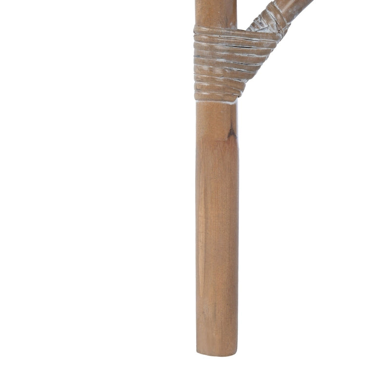 SAFAVIEH Winnifred Poltrona d'Appoggio Costiera in Rattan con Cuscino - 18.5 L x 22.8 P x 38.2 A - 19Lx23Px38A