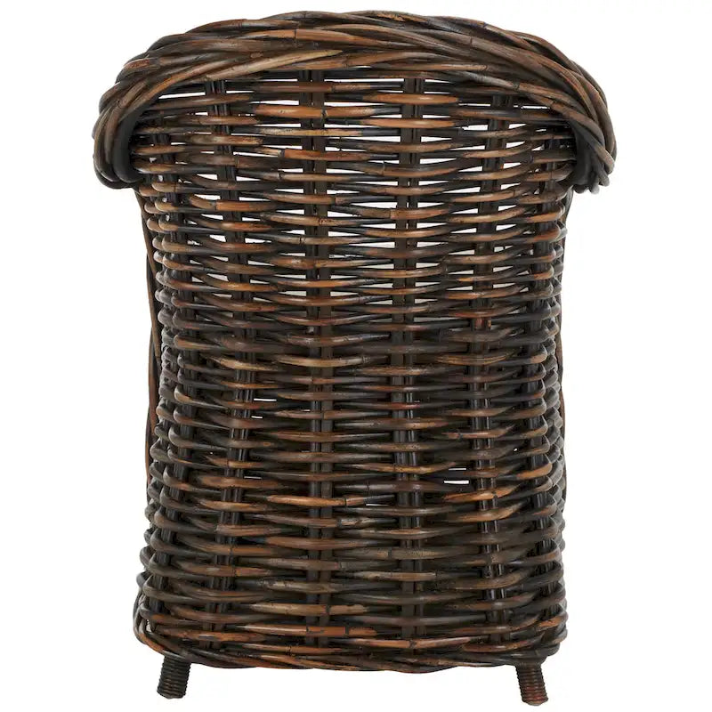 SAFAVIEH Styliani Poltrona Club in Rattan Naturale - 27.5 x 27.5 x 35.5 - 28Lx28Px36A