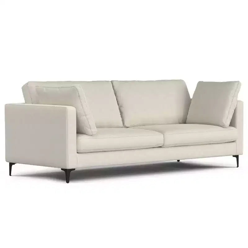 WyndenHall Lana 90" Mid Century Sofa with Ottoman Set