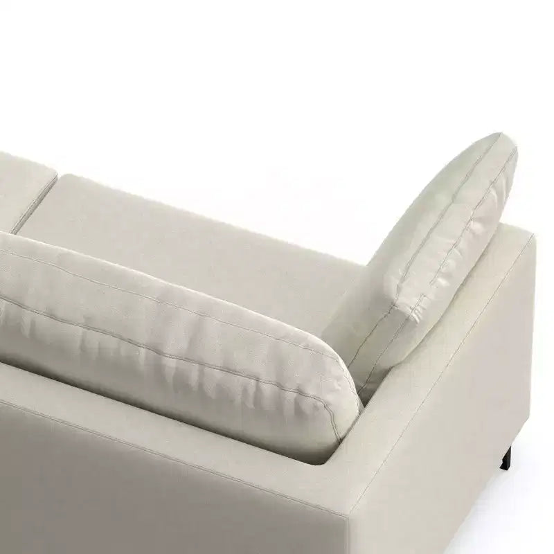 WyndenHall Lana 90" Mid Century Sofa with Ottoman Set