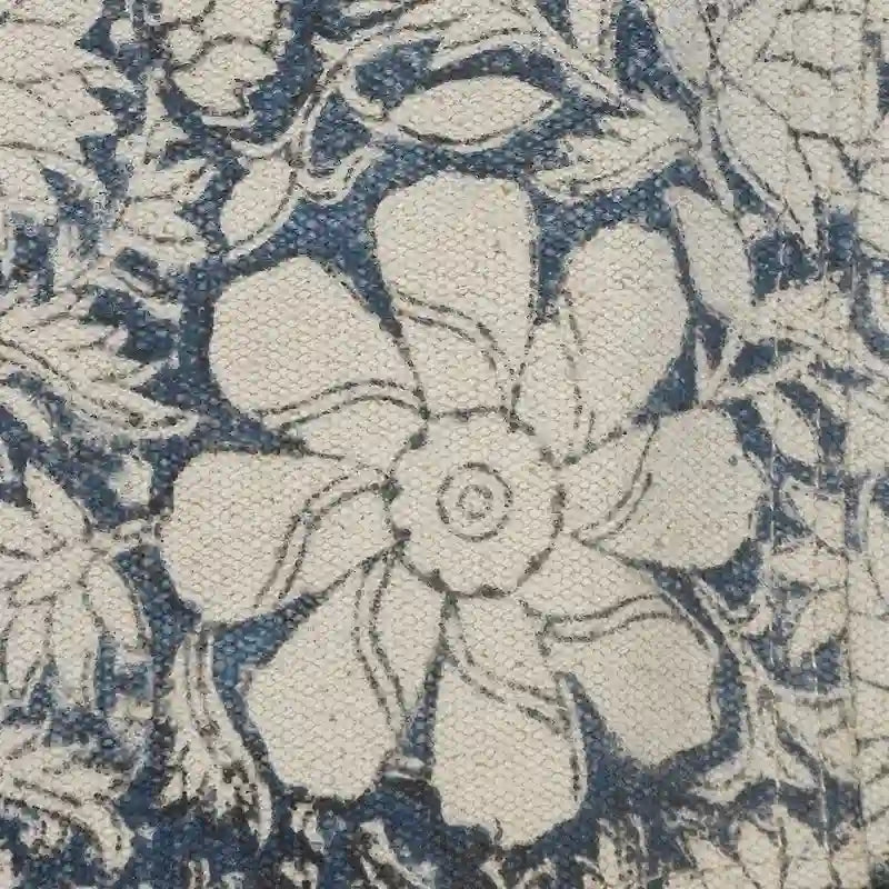 37 sedia a farfalla blu e bianca in similpelle a fiori, stile imbracatura