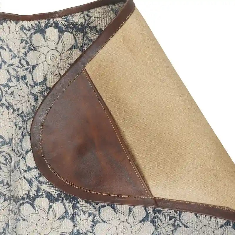 37 sedia a farfalla blu e bianca in similpelle a fiori, stile imbracatura