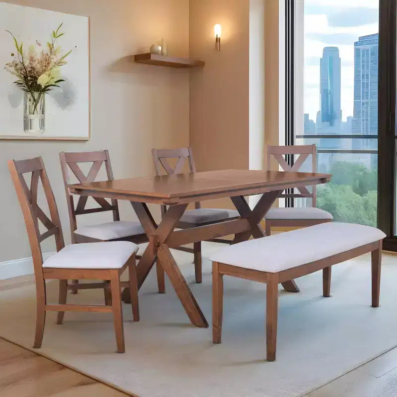 Home Design Set da pranzo Oden da 6 pezzi